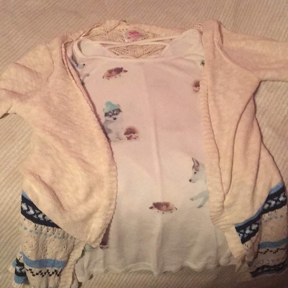 2 piece shirt and jacket